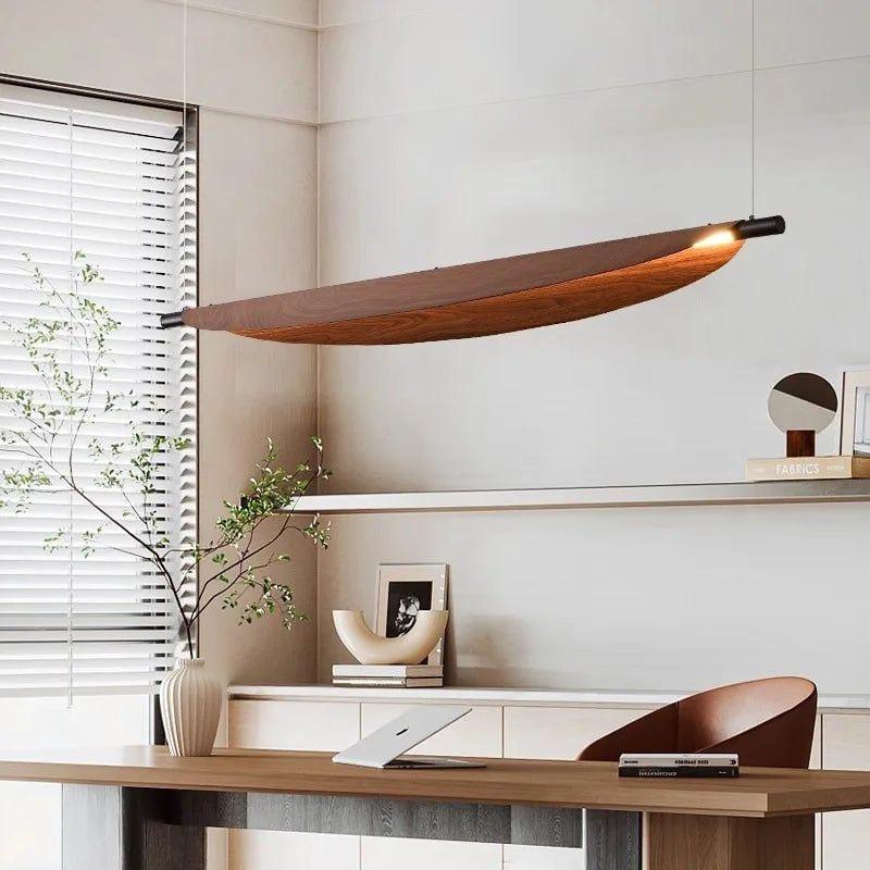 ثريا بار ليد خشبية