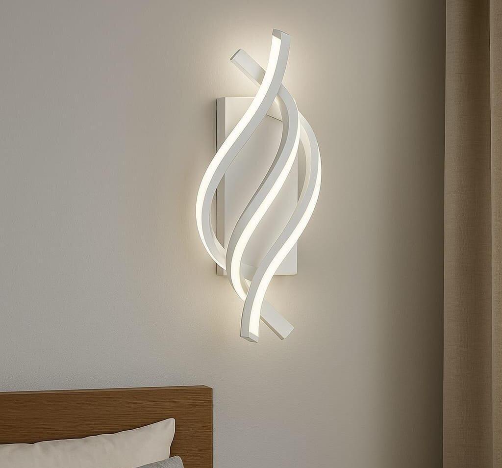 ثريا جدارية ليد ابيض