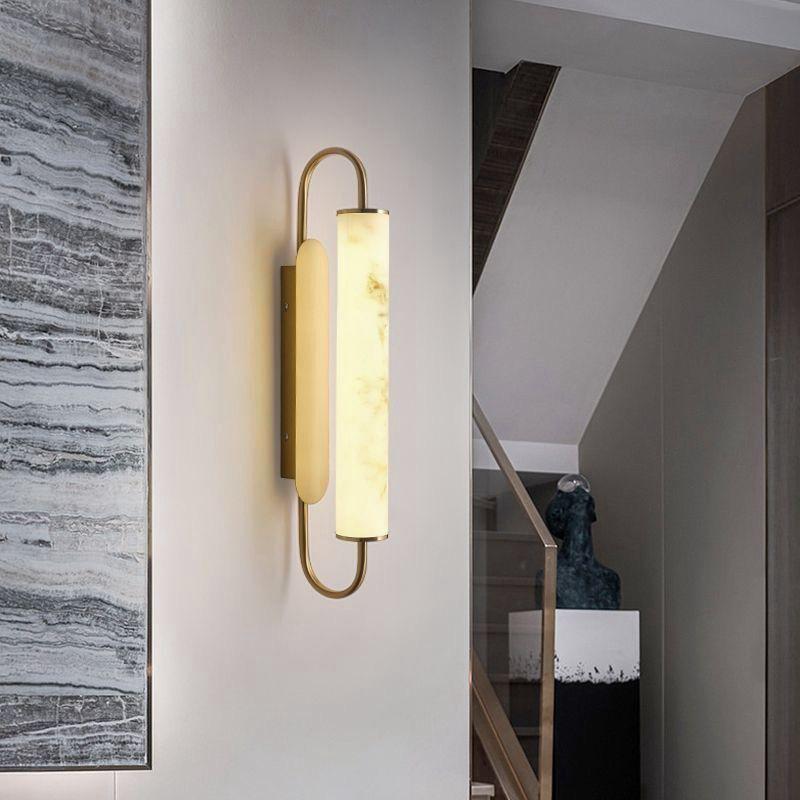 ثريا جدارية ليد ذهبي