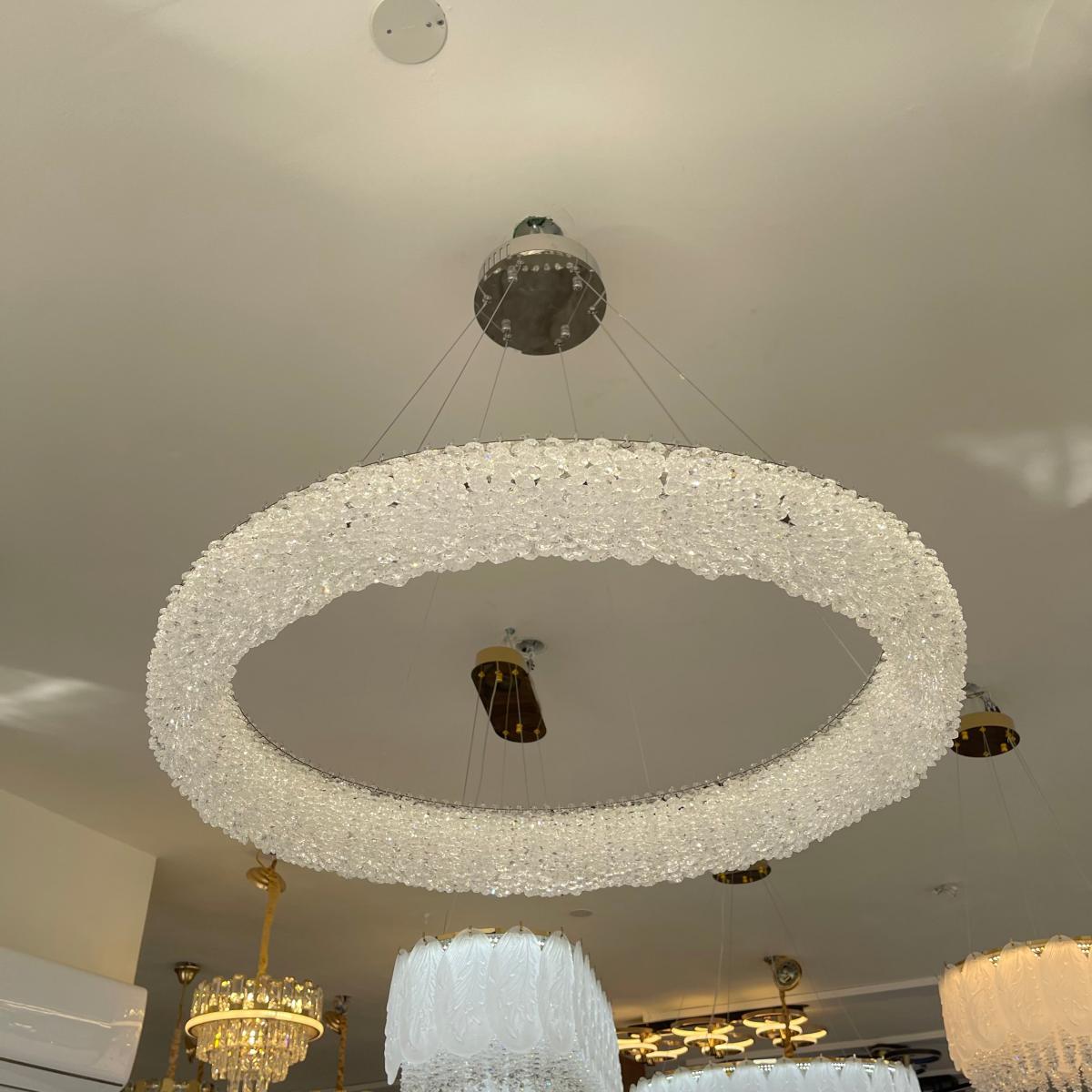 ثريا كريستال ليد 80سم