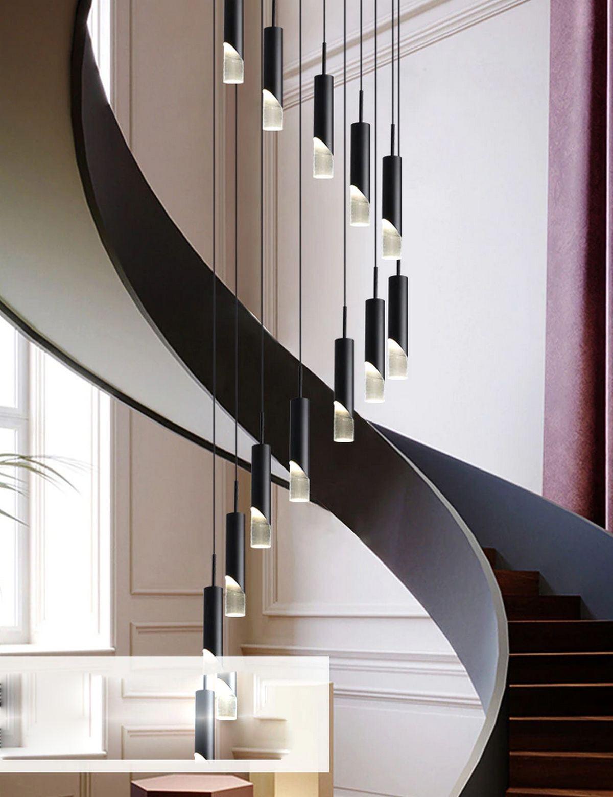 ثريا مطلع درج اضاءة ليد