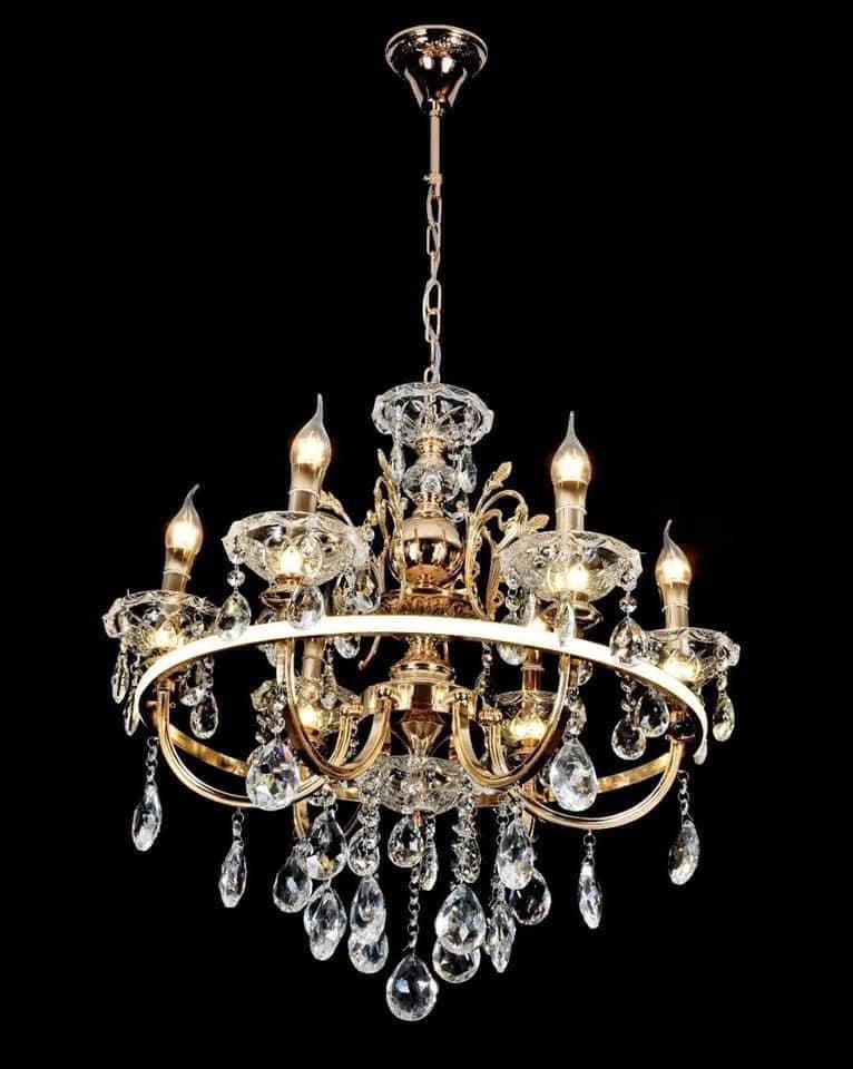 ثرية شمع 8 ذرعان+ليد