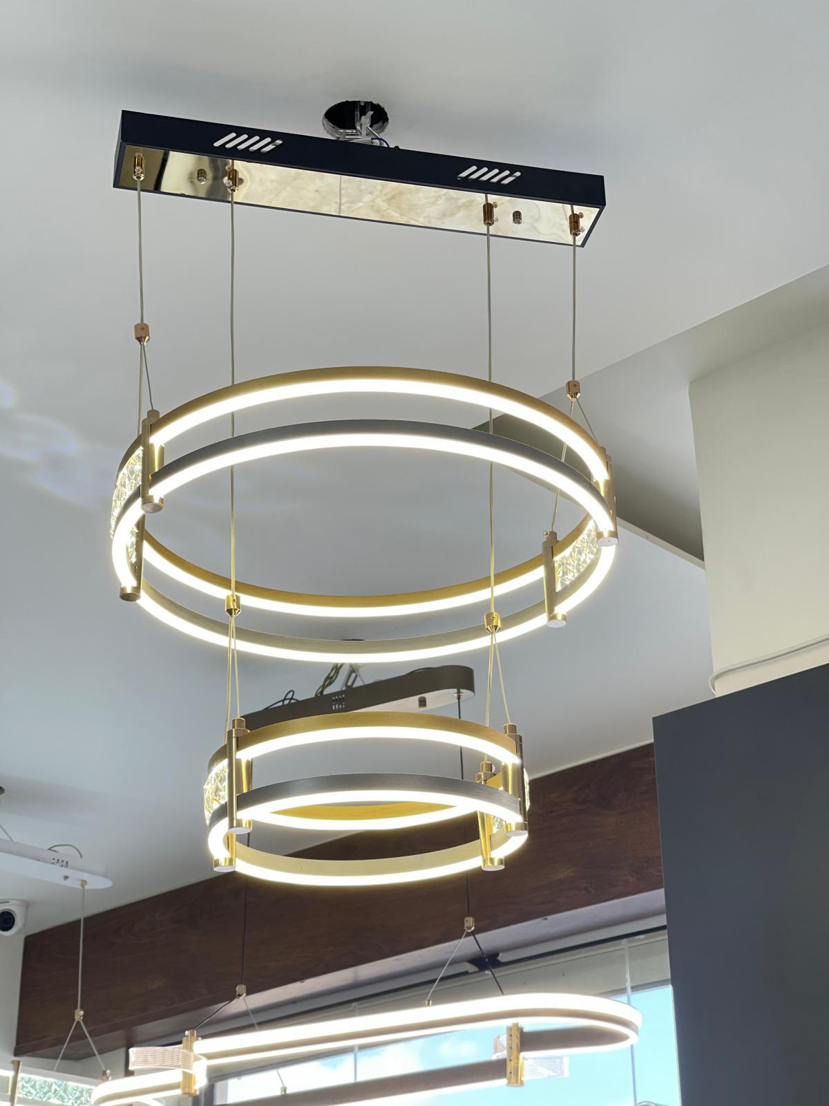 ثرية ليد مودرن3الوان اضاءه