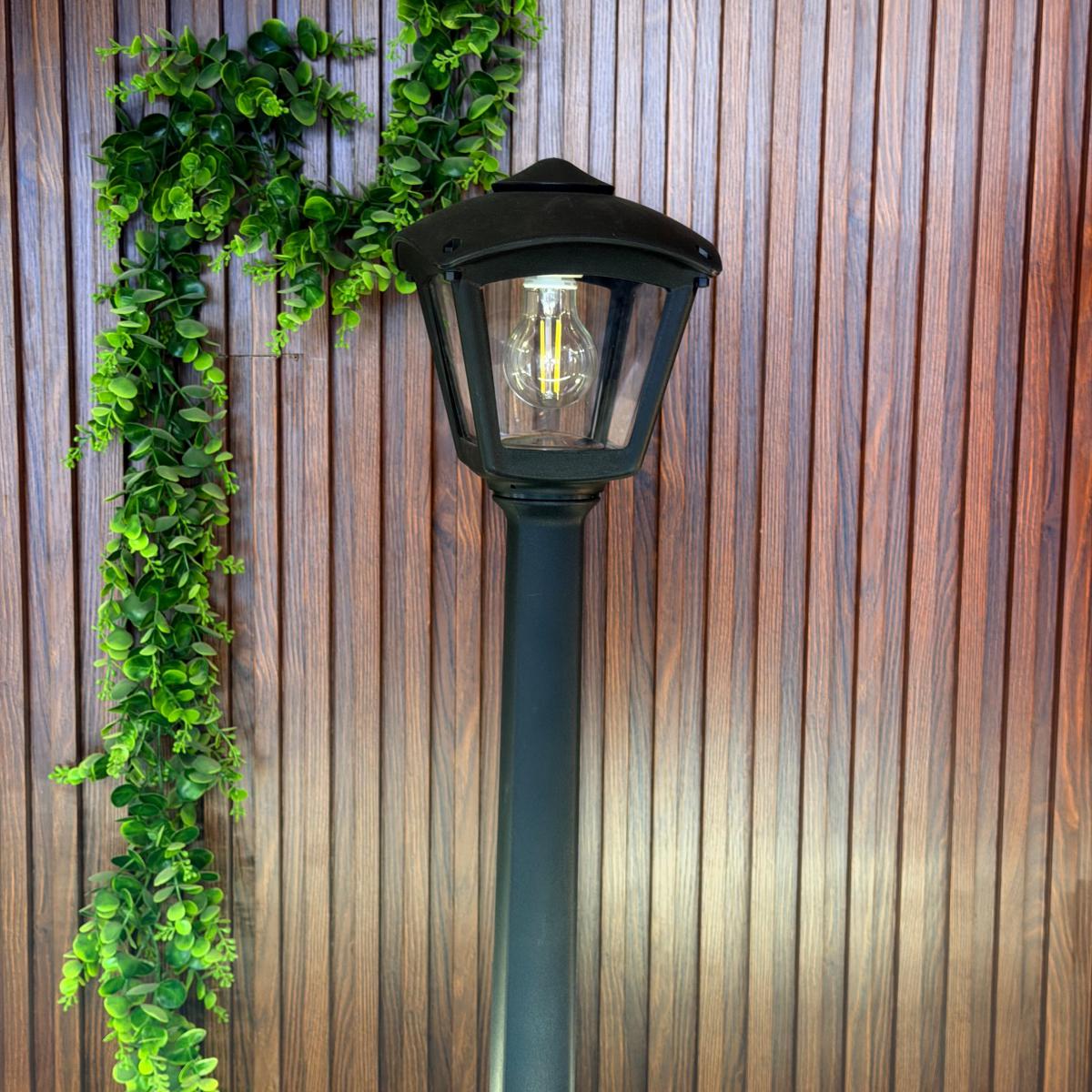 فانوس خارجي اسود 100سم